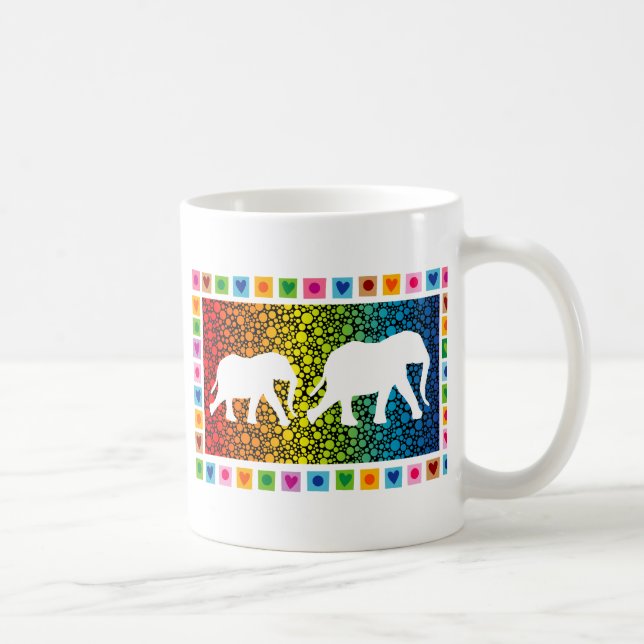 White Elephants Coffee Mug (Right)