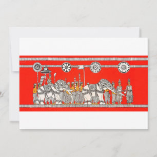 White Elephants & Kadyan Dancers Invitation