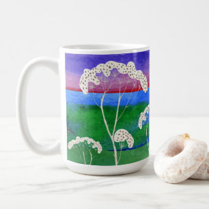 White elm trees coffee mug