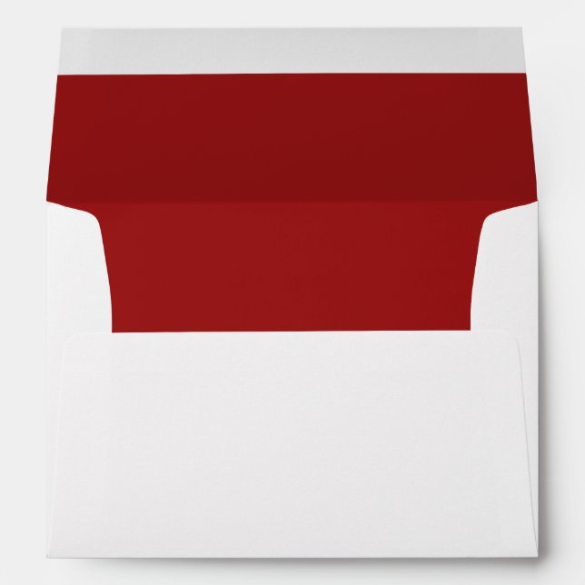 White Envelope, Red Lined Envelopes (Back (Bottom))