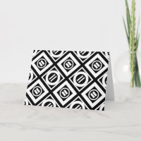 White Equal Sign Geometric Pattern on Black
