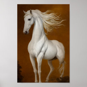 White Ethernal Amity Poster