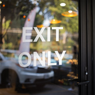 White Exit Only