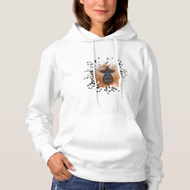White-faced Saki Hoodie (Front)