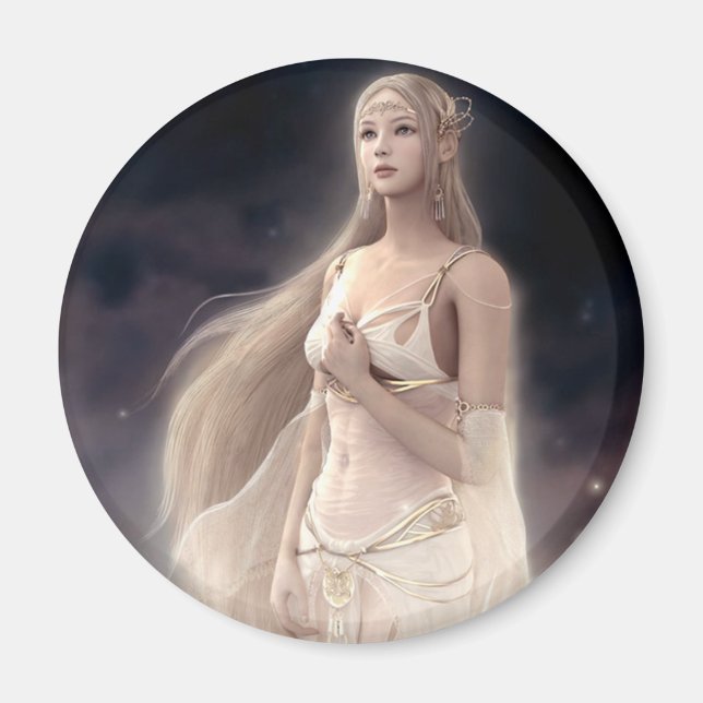 White Fairy Magnet (Front)