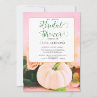 White fall floral Bridal Shower Photo
