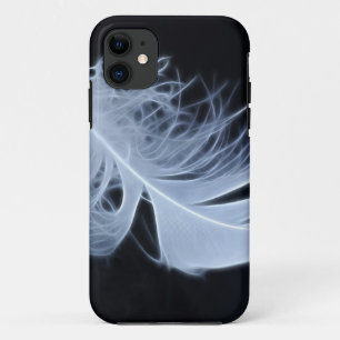 White feather - angelic by nature iPhone 11 case