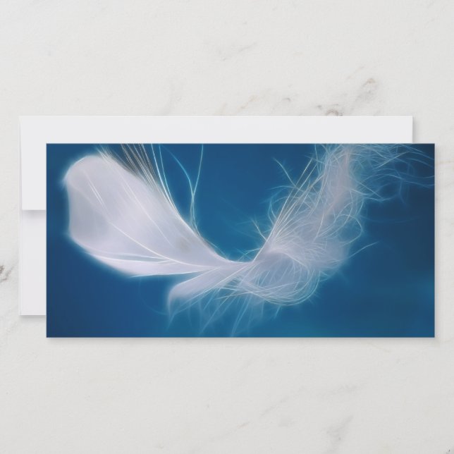 White feather art - symbol of purity and innocence (Front)