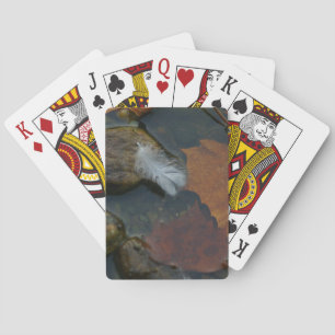 White Feather Playing Cards