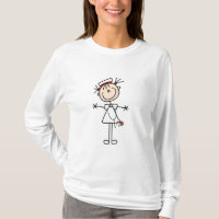 White Female Stick Figure Nurse 2 Gifts