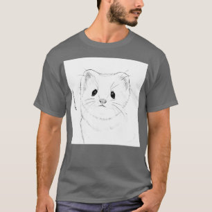 White Ferret  T-Shirt