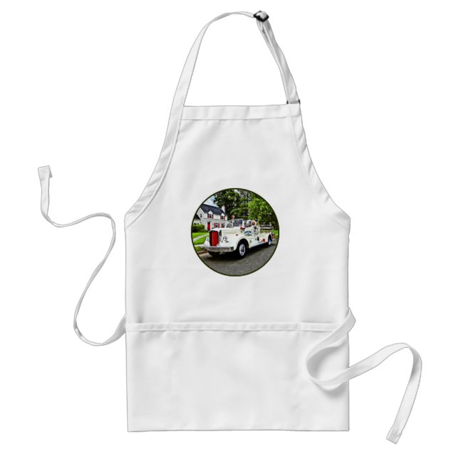 White Fire Truck Standard Apron (Front)