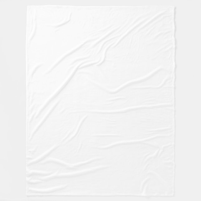 White Fleece Blanket (Front)