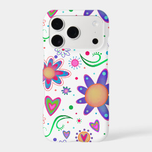 White Floral Fun Pattern Girly Inspirivity