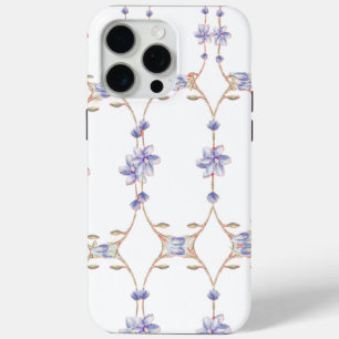 White floral phone case