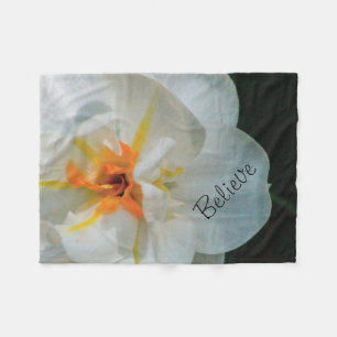 White Flower Blanket