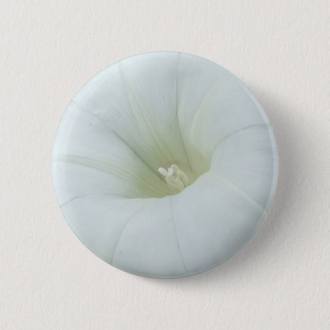 White Flower Button (Front)