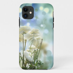 White Flower Case-Mate iPhone Case