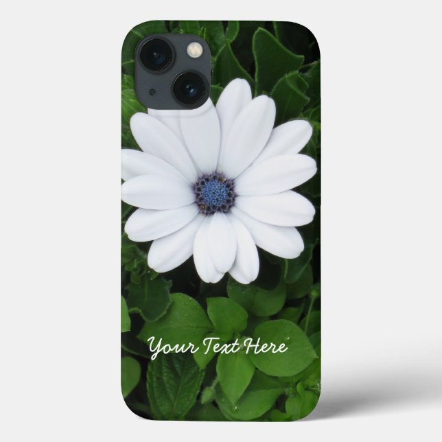 White Flower iPad case (Back)