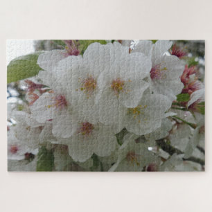 White Flower Jigsaw Puzzle