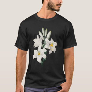 White Flower Madonna Lily T-Shirt