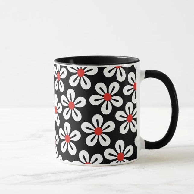 White Flower Mug (Right)