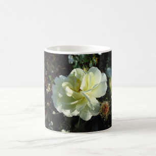 White Flower Mug