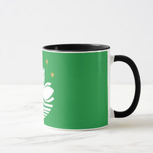 White Flower Mug