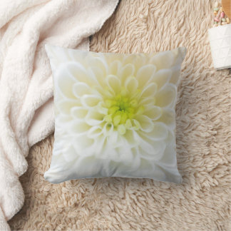 White Flower Pillow