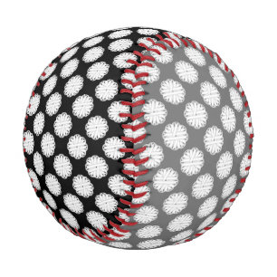 White Flower Ribbon by Kenneth Yoncich Baseball