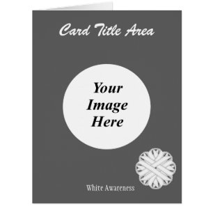 White Flower Ribbon Template by Kenneth Yoncich