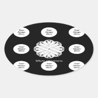 White Flower Ribbon Template by Kenneth Yoncich