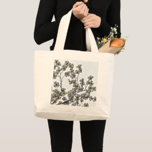 White Flowering Dogwood Large Tote Bag