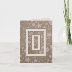 White Flowers Card