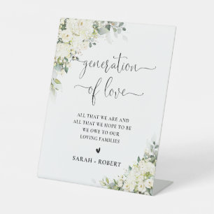 White Flowers Generation of Love Sign