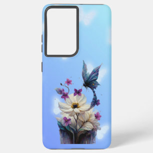 White Flowers phone case