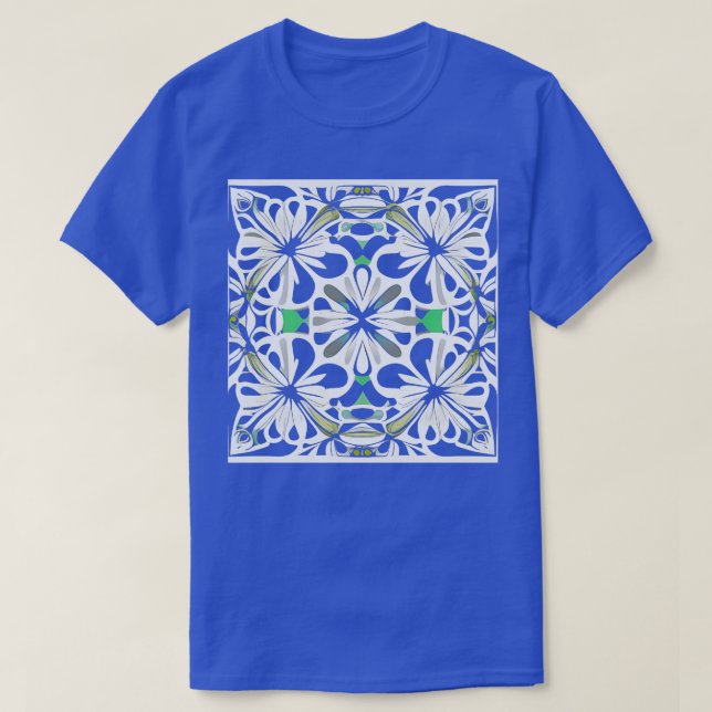 white flowers T-Shirt (Design Front)