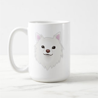 White Fluffy Chihuahua Coffee Mug