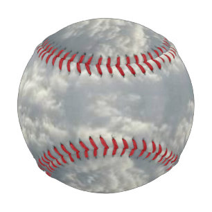 WHITE FLUFFY CLOUDS BASEBALL
