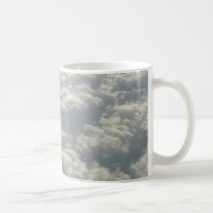 WHITE FLUFFY CLOUDS COFFEE MUG