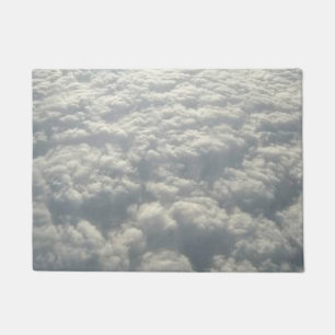 WHITE FLUFFY CLOUDS DOORMAT