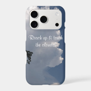 White Fluffy Clouds Phone Case