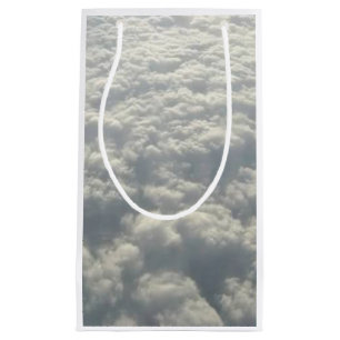 WHITE FLUFFY CLOUDS SMALL GIFT BAG