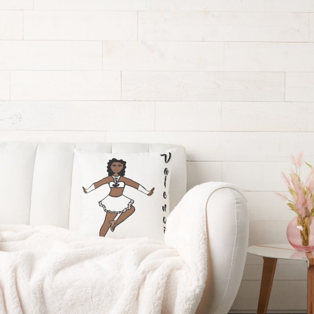 White Fox Dancer #1 Cushion (Couch)