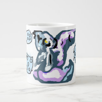 White Fox Large Coffee Mug