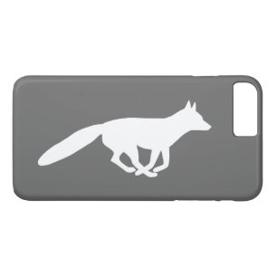 White Fox Silhouette Case-Mate iPhone Case