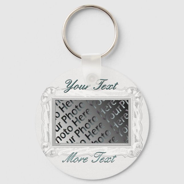 White Frame Keychain (Front)