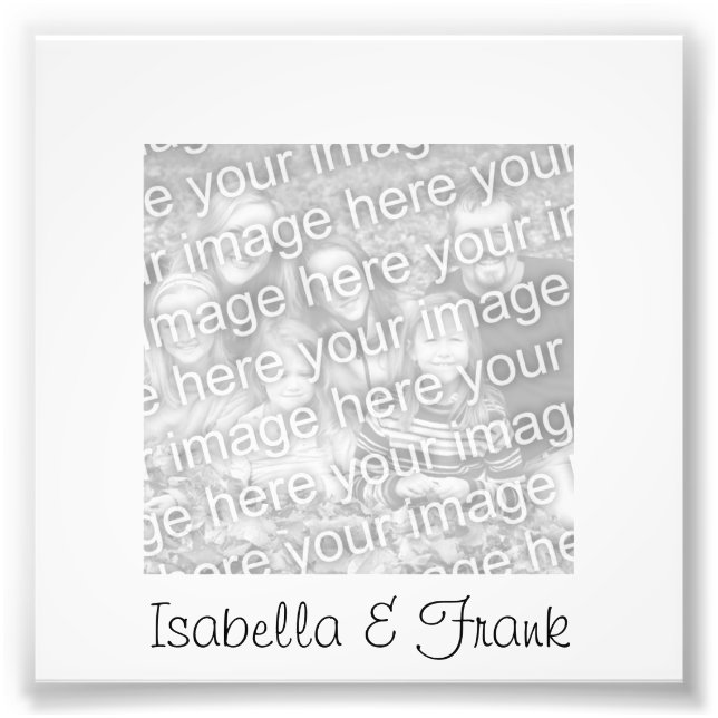 White Frame Photo Print (Front)