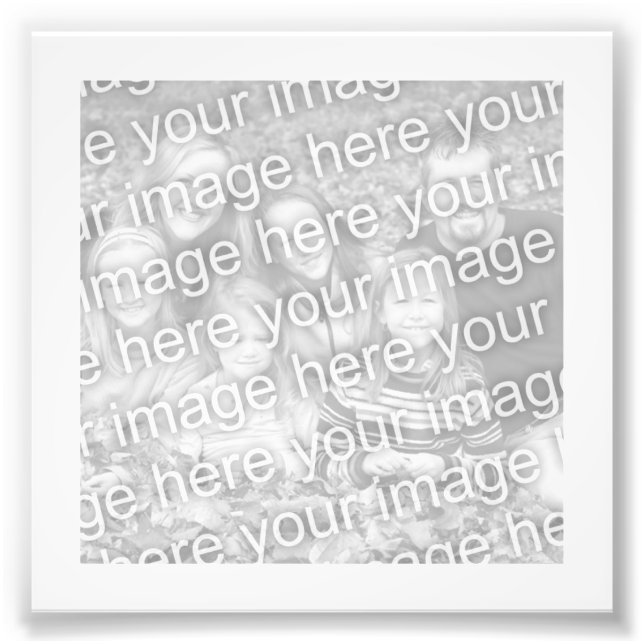 White Frame Photo Print (Front)