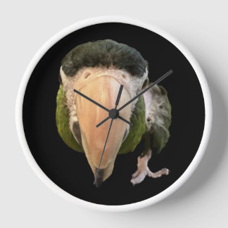 white framed beakysnooter clock